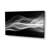 Black White Contemplative Abstraction II - Modern Waves Canvas Art Print