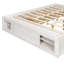 Base de lit plateforme avec 4 tiroirs de rangement et pied de lit-277392021