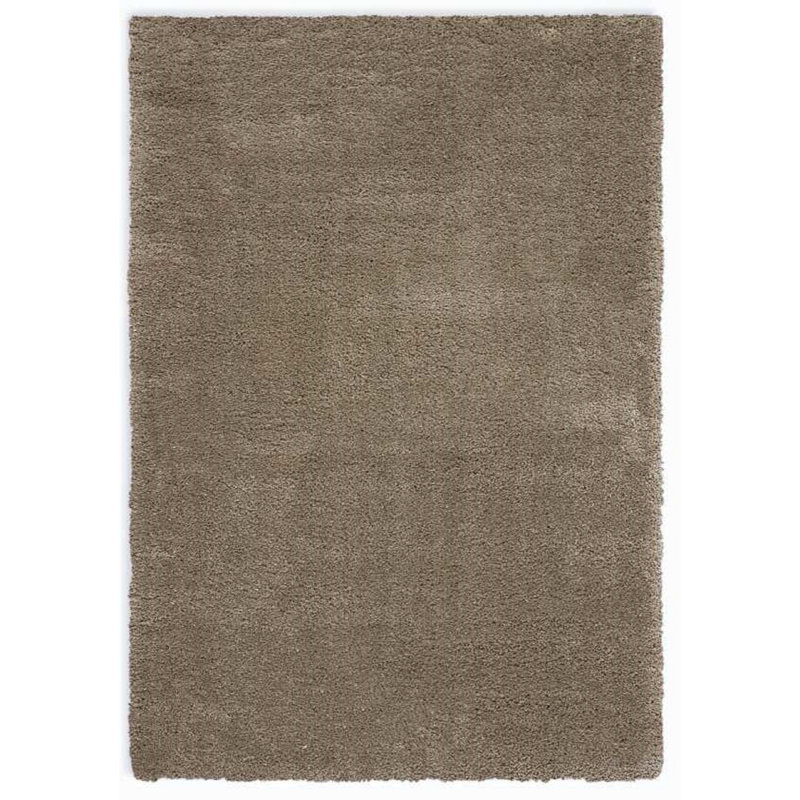 Tapis de zone argenté poils longs Brooklyn, Rectangle 5 pi 3 po x 7 pi 5 po