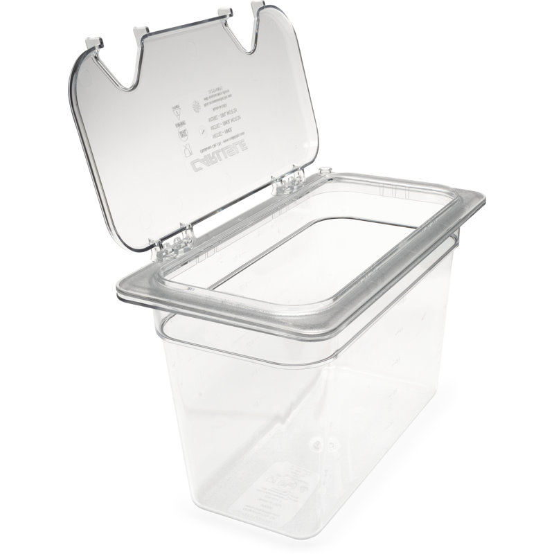 Carlisle Food Service Products 2.6 Gallons Rectangle Food Storage Container
