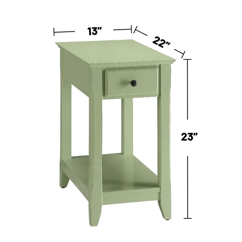 Wooden Rectangular Top With One Drawer