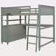 Lit mezzanine avec tiroirs et bureau Aseliya-1658341675
