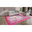Pink Modern Wool Silk Blend Rug - 8'11" x 11'8"
