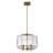 Iroha 3 - Light Brass Geometric Pendant