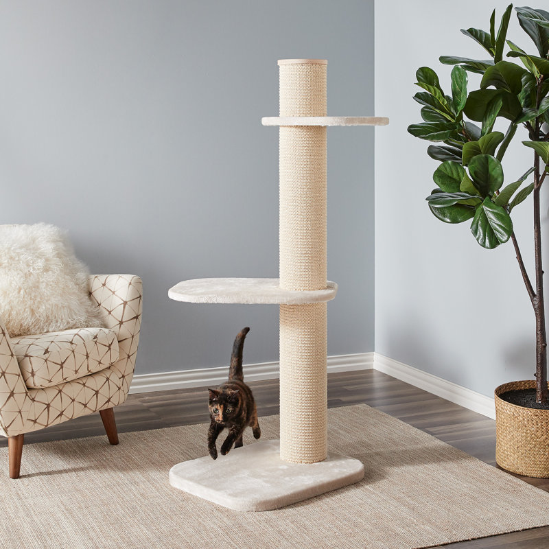 Farrell 58.3'' H Cat Tree, Beige