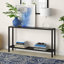 91.4cm Glass Top Console Table-1597483097-1597483096