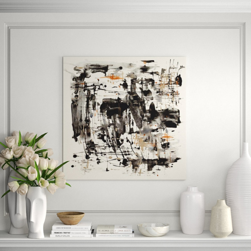Color Turmoil I Print by Sara Brown, Glass Coat, 47" H x 47" W