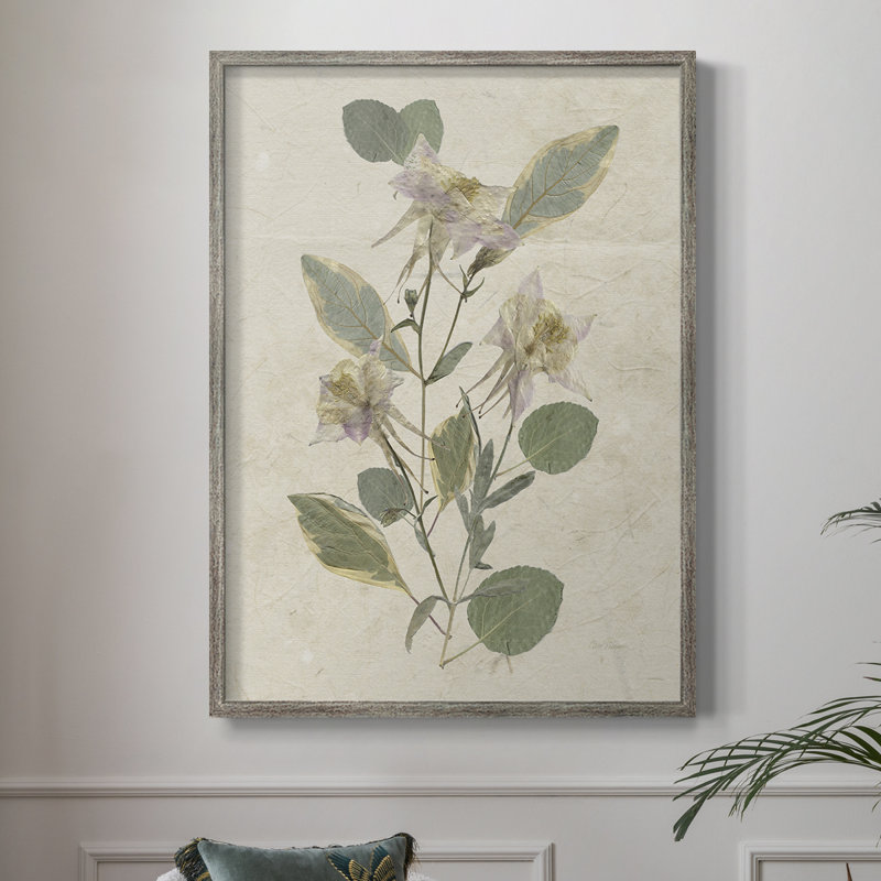 Pressed Arrangement III, reproduction encadrée - bois massif 49774, H 30 po x l 24 po