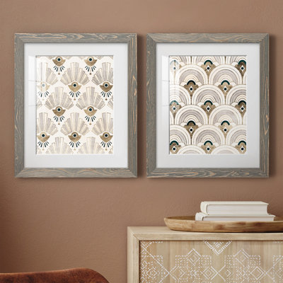 " Deco Patterning III " 2 - Pieces