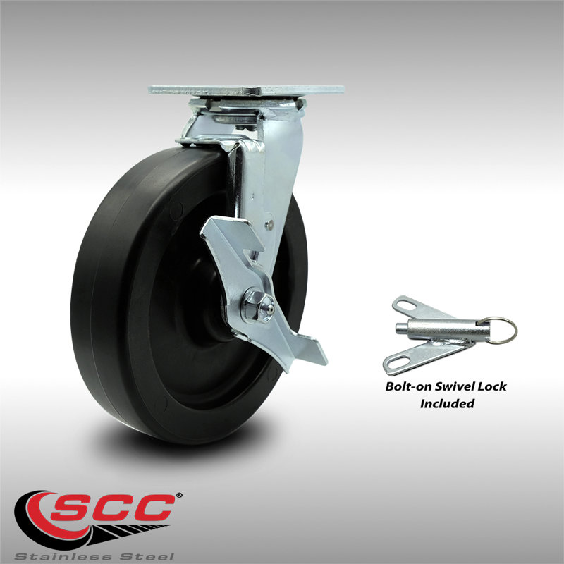 Stainless Steel Polyolefin Caster