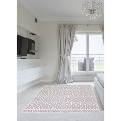 Tapis gris nouvel âge en laine 6 pi 2 po x 9 pi 3 po Batoire