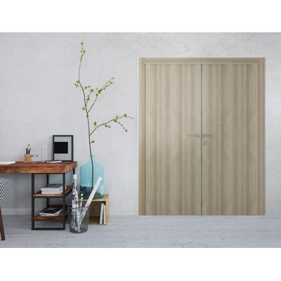 Porte standard double en bois manufacturé Optima 2U