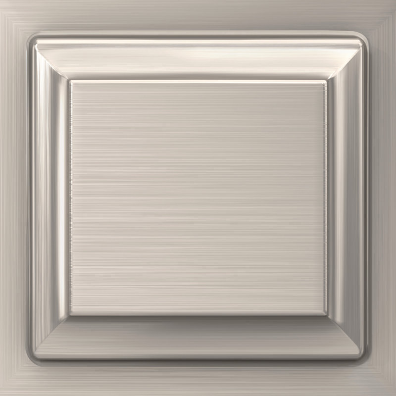 Century Handleset with Single Cylinder Deadbolt and Latitude Door Lever and Rosette, Satin Nickel