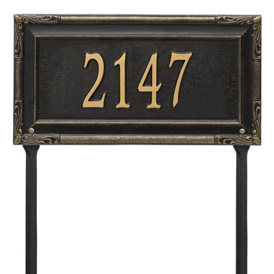 Plaque d'adresse sur 1 ligne Gardengate