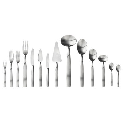 Ensemble de couverts Med méditerranea avec couteaux H / H (configuration S) - 113 pièces - Glace
