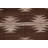 Natural Dye Brown Kilim Wool Area Rug 5x6