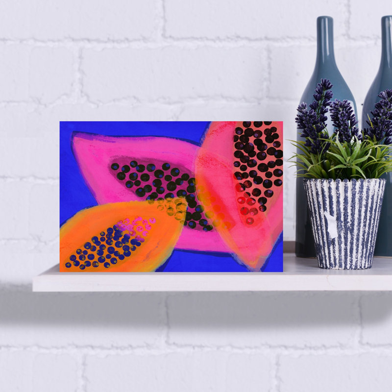 Yummypapaya by Treechild - Wrapped Canvas Print, 30.48 cm H x 45.72 cm W