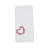 Embroidered Heart Wreath Napkins (Set of 4) – Scattered Heart Circle Motif for Romantic Tables, 20"x20"