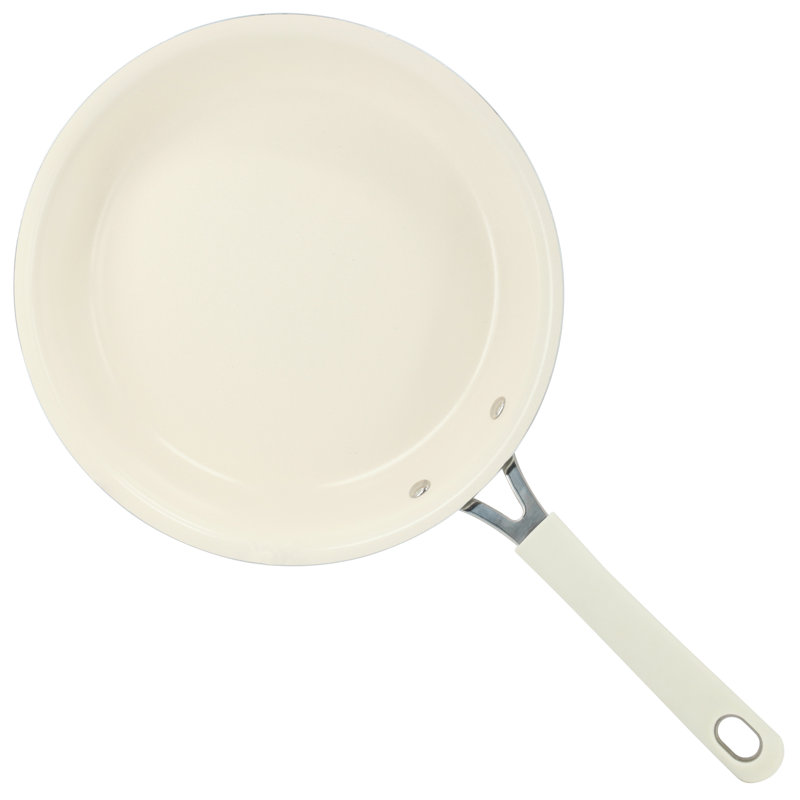 10-Inch Linen Aluminum Ceramic Nonstick Fry Pan