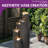 Handcrafted Weather Resistant Floor Fountain with Lights-32779708-32779651