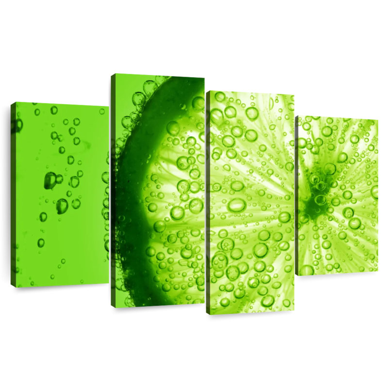 Yarlin Lime Slice, 14" H x 24" W