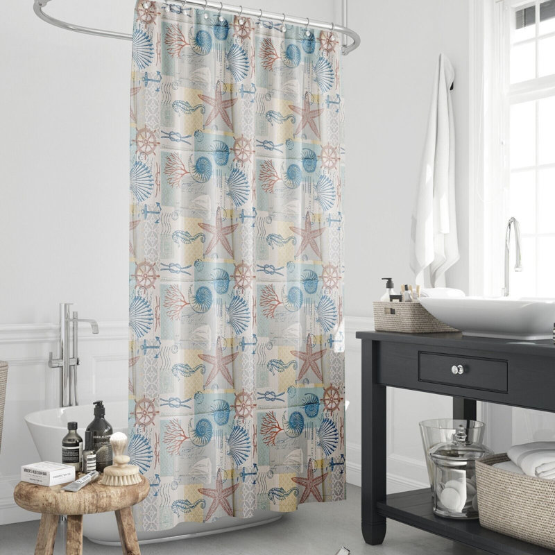 Aicha Polyester Shower Curtain