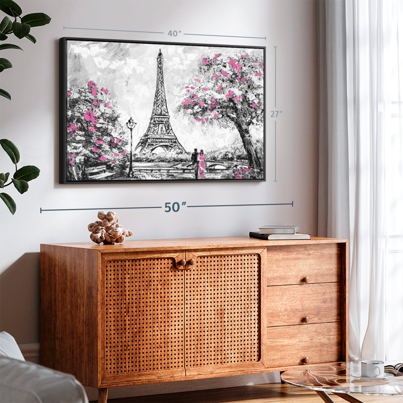 Places "Tour Eiffel, impression sur toile", H 27 po x l 40 po