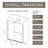 Glass Shower Door, 30 - 60" W X 72" H Shower Sliding Door Walk-In Shower Screen Dual Usage,1/4" Thick Glass Panel With Stainless Steel Handle, Supporting Bar-123404492