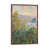 Toile avec cadre en bois brun classique est en rupture de stock