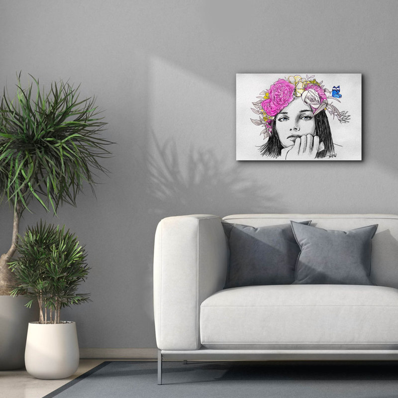 «Spring Harvest» par Loui Jover, art mural sur toile, H 18 po x l 26 po x P 0,75 po