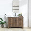 Ensemble de meuble-lavabo simple avec miroir Javier-1168159673