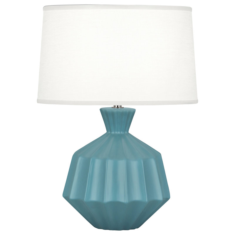 Small Orion Accent Lamp, Matte Steel Blue