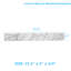Replacement 21.25 Inch Sidesplash In Carrara Marble For Vanity Sink Top