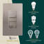 Gradateur de lumière Kalide, 3 voies, 200W DEL / CFL, fil neutre non requis (paquet de 3)-80328100