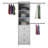 Geren 73.1'' - 89.1'' Closet System-1475475082
