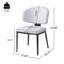 Ensemble de 2 chaises de salle à manger rembourrées et chaise d'appoint-120974298
