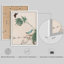 «Delicate Bird and Bamboo with Butterfly in Nature-Inspired Art», affiche rustique encadrée-104788198-104788202