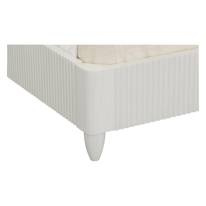 East Camden Linen Scalloped Bed, King
