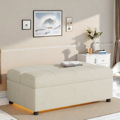 Lit escamotable pliant avec lit d'invité convertible et matelas
