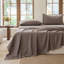 Ensemble de literie 100% coton lavé 4 pièces, 1 drap-housse, 1 drap plat et 2 taies d'oreiller, ensemble de draps texturés confortables-124550243-119423619