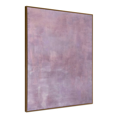 Enamor, peinture encadrée lavande