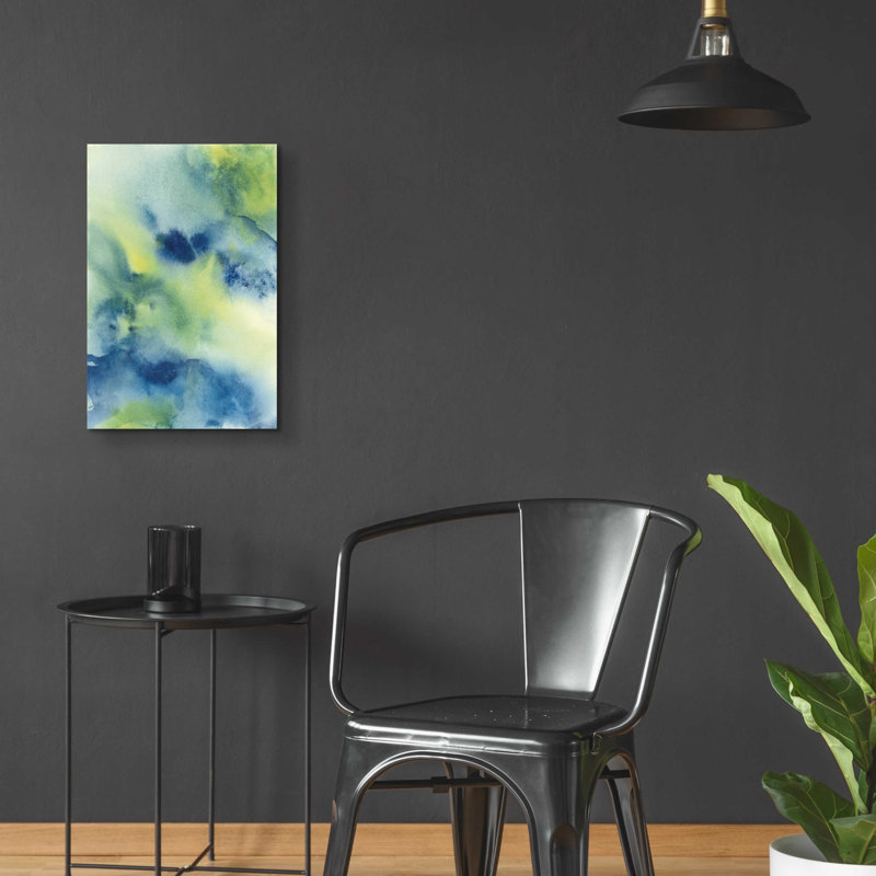 «Indigo Flow II» par Chris Paschke, H 24 po x l 16 po x P 0,2 po