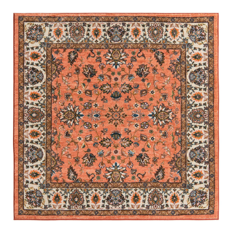 Hylan Oriental Indoor Rug, Square 5'3"
