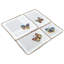 Flutter and Lace Cocktail Napkins 6x6 Inch