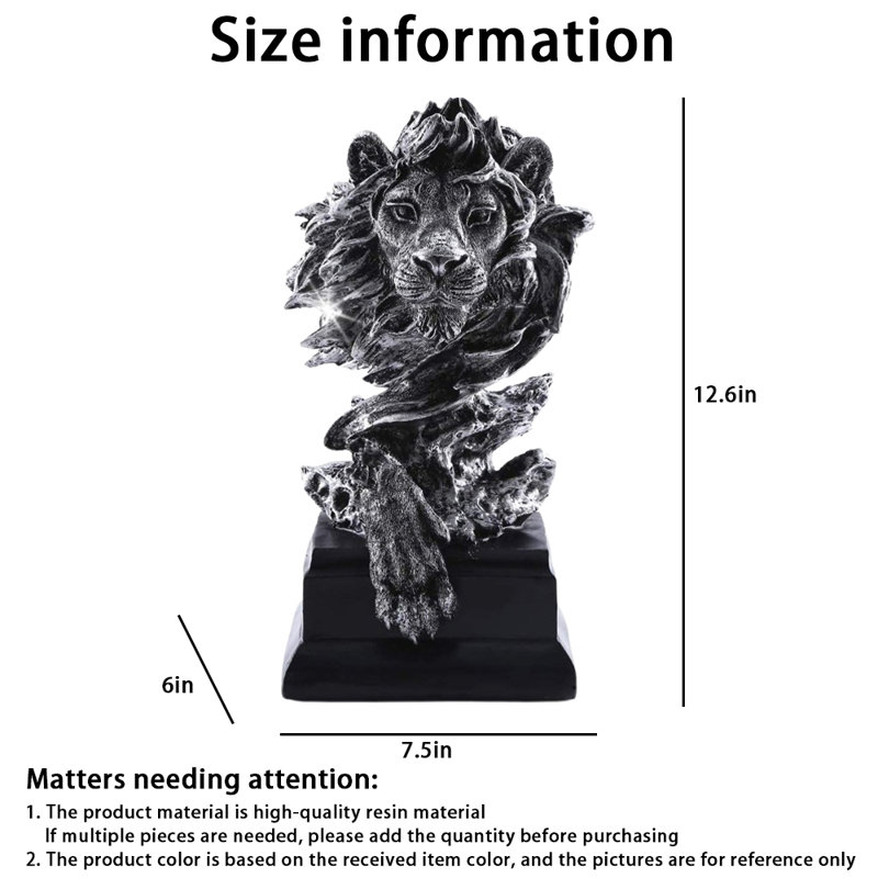 Animal-Shaped Desktop Decor Statue - Perfect For Desk, Bedroom, And More, Silvery