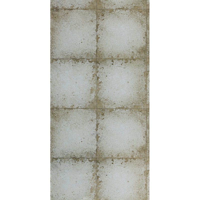 Lustre Tile Wallpaper, Silver