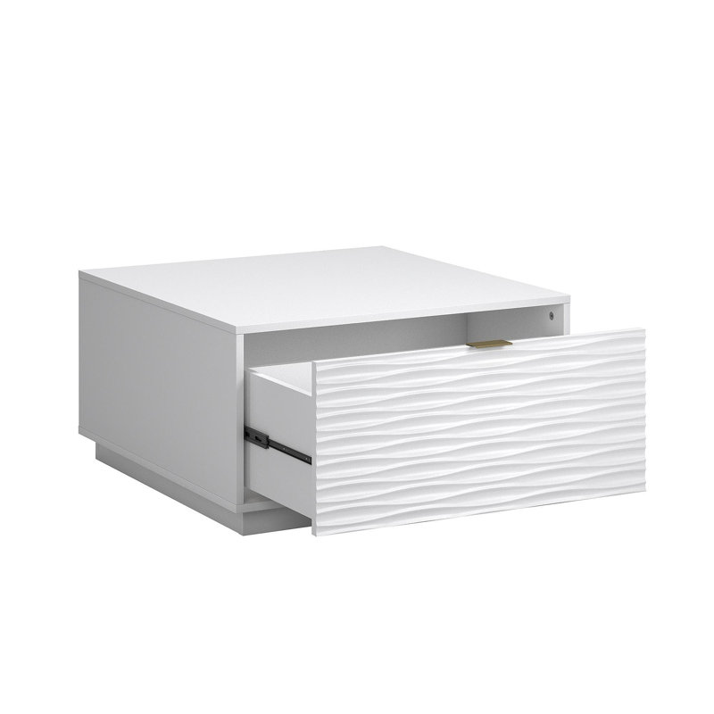 Coffee Table, White Finish