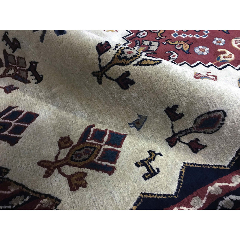 Hand-Knotted High-Quality Blue Area Rug