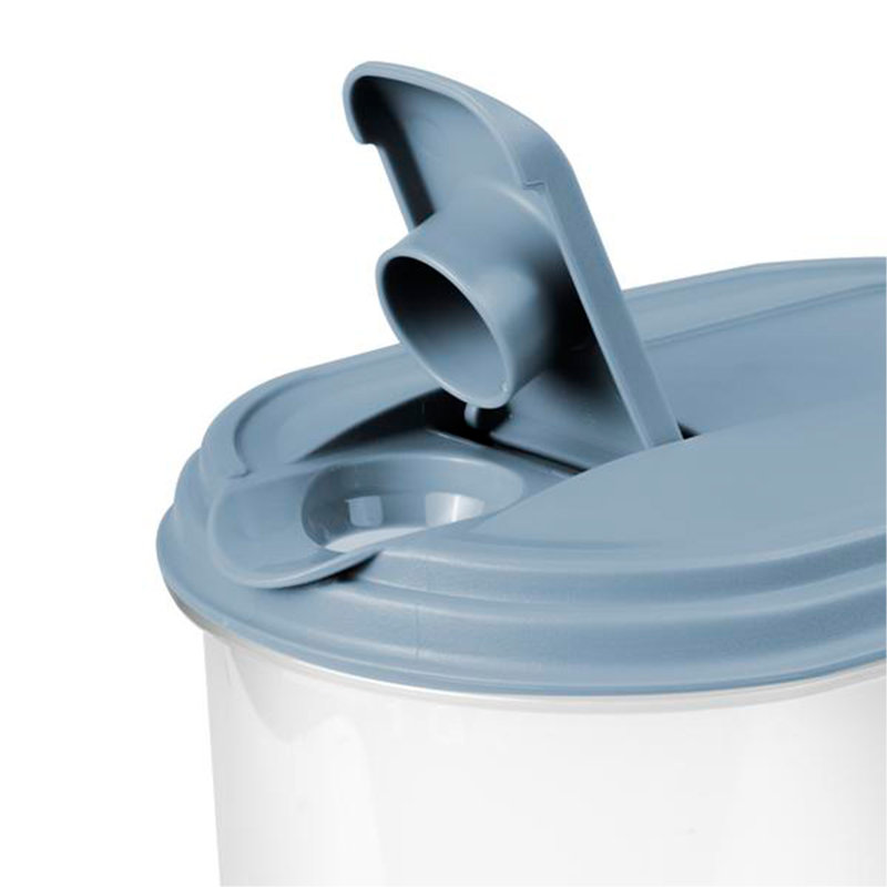 Sterilite 1 Gallon Plastic Hinged Pitcher w/ Comfort Grip Handle, Blue, 12 Pack