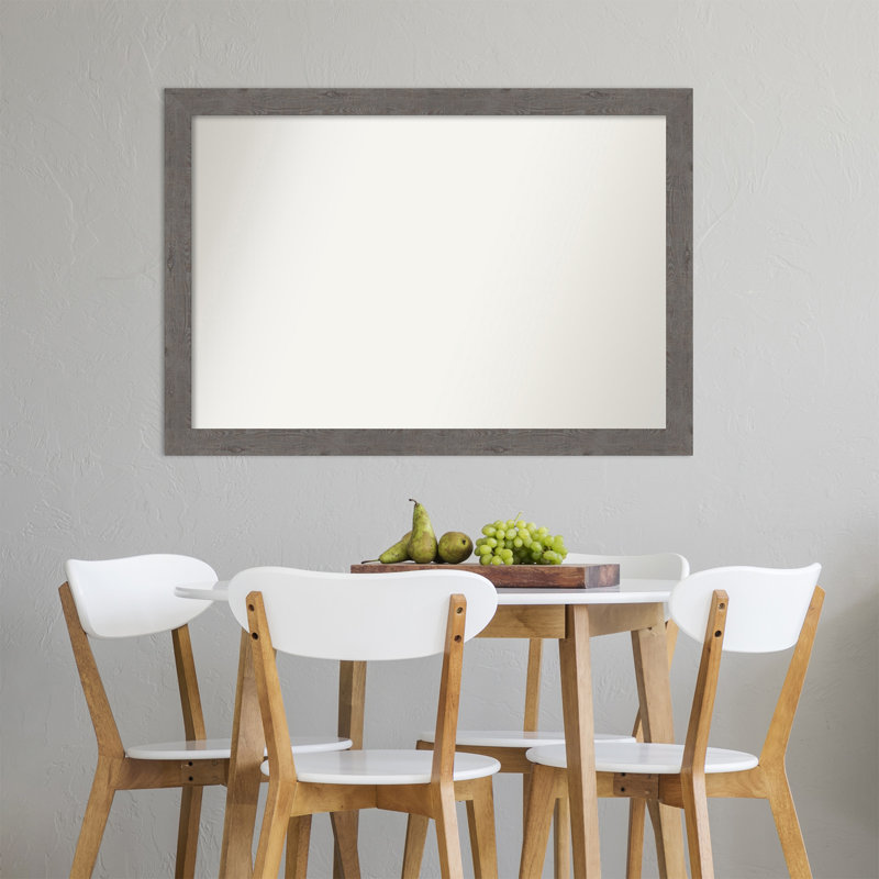 Miroir de salle de bain mural Grace, 27,5 po x 39,5 po, Gris